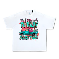 White I can totally make that with truck Urban Heavy Tee - MaliasSmallBusiness
