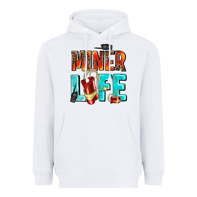 Miner Life Heavyweight Hoodie by AdoDesignShop | Teevron