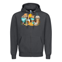 Smoke chicken coffee cups Zipper Hoodie - Zillion Design Studio