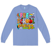 Colony Blue pre school energy Long Sleeve Tee - texasbilliewilder