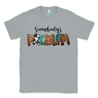 Heather Grey Somebody's Problem Classic Tee - FaDigitalArtStudio