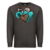 Smoke love turquoise hearts Premium Sweatshirt - Jasminsmagicworld