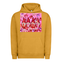 Pigment Peanut Butter love gnomies with gift boxes Urban Hoodie - NancyCooperArtShop