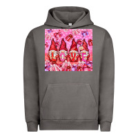 Pigment Tornado love gnomies with gift boxes Urban Hoodie - NancyCooperArtShop