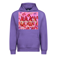 Tulip love gnomies with gift boxes Urban Hoodie - NancyCooperArtShop