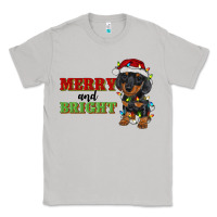 Moon Dust merry and bright dachshund Classic Tee - RanaPortraitStore