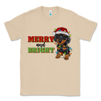 Mushroom merry and bright dachshund Classic Tee - RanaPortraitStore