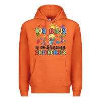 Carrot 100 days of embracing differences Premium Hoodie - MaliasSmallBusiness