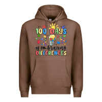 Chestnut 100 days of embracing differences Premium Hoodie - MaliasSmallBusiness