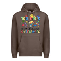 Coffee 100 days of embracing differences Premium Hoodie - MaliasSmallBusiness