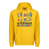 Lemon 100 days of embracing differences Premium Hoodie - MaliasSmallBusiness