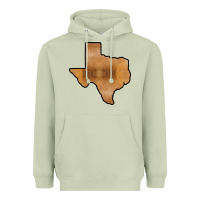 Matcha Texas Map Western Horsehide Pattern Heavyweight Hoodie - Bettercallsaul