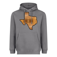 Storm Texas Map Western Horsehide Pattern Heavyweight Hoodie - Bettercallsaul