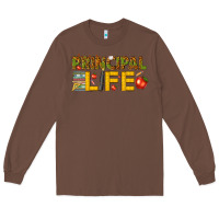 Chestnut principal life Long Sleeve Tee - texasbilliewilder