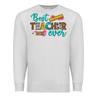 Dove Grey best teacher ever Premium Sweatshirt - BundleAndBundleShop
