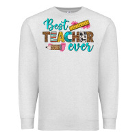 Oatmeal Heather best teacher ever Premium Sweatshirt - BundleAndBundleShop