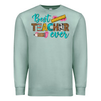 Seafoam best teacher ever Premium Sweatshirt - BundleAndBundleShop