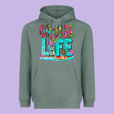 Cruise  Life Heavyweight Hoodie Designed By Adodesignshop