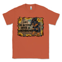 Copper life is better with a dachshund Classic Tee - RanaPortraitStore