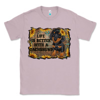 Lilac life is better with a dachshund Classic Tee - RanaPortraitStore