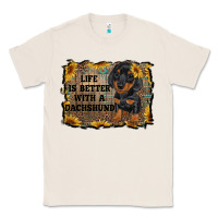 Natural life is better with a dachshund Classic Tee - RanaPortraitStore
