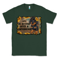 Sports Green life is better with a dachshund Classic Tee - RanaPortraitStore