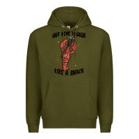 Army Green out here lookin like a snack boujee Premium Hoodie - MaliasSmallBusiness