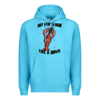 Ocean Blue out here lookin like a snack boujee Premium Hoodie - MaliasSmallBusiness