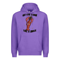 Purple out here lookin like a snack boujee Premium Hoodie - MaliasSmallBusiness