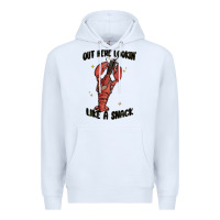 White out here lookin like a snack boujee Premium Hoodie - MaliasSmallBusiness