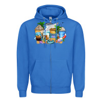 True Royal cruise life coffee cups Zipper Hoodie - Zillion Design Studio
