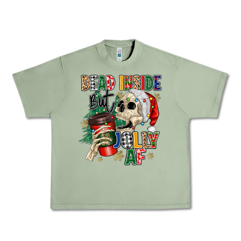 Dead Inside But Jolly As Fuck Urban Heavy Tee by MaliasSmallBusiness | Teevron