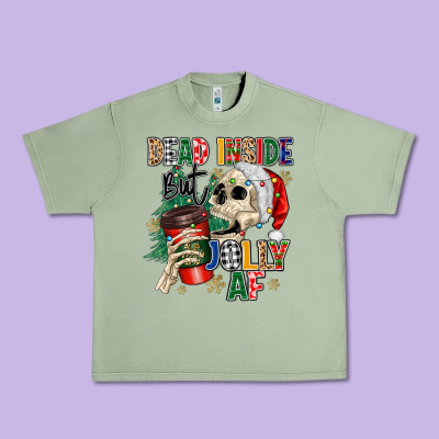 Urban Heavy Tee dead inside but jolly as fuck