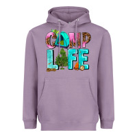 Lavender camp life Heavyweight Hoodie - AdoDesignShop