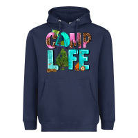 Navy camp life Heavyweight Hoodie - AdoDesignShop