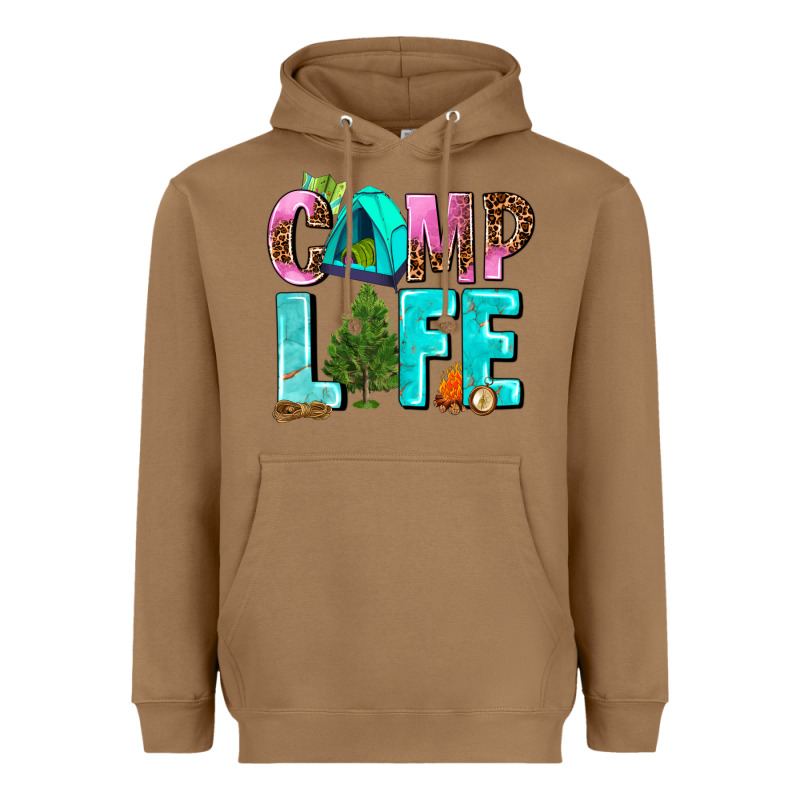 Camp Life Heavyweight Hoodie by AdoDesignShop | Teevron