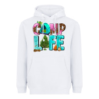 White camp life Heavyweight Hoodie - AdoDesignShop