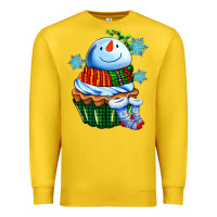 Lemon snowman cupcake Premium Sweatshirt - AdoDesignShop