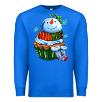 True Royal snowman cupcake Premium Sweatshirt - AdoDesignShop
