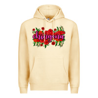 Pina Colada Chingona with roses Premium Hoodie - AdoDesignShop