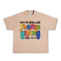 Burro enter his gates with thanksgiving psalm 100 4 Urban Heavy Tee - MaliasSmallBusiness