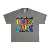 Tornado enter his gates with thanksgiving psalm 100 4 Urban Heavy Tee - MaliasSmallBusiness