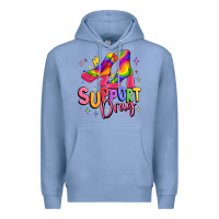 Colony Blue support drag pride Premium Hoodie - MaliasSmallBusiness