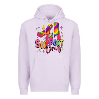 Lilac support drag pride Premium Hoodie - MaliasSmallBusiness