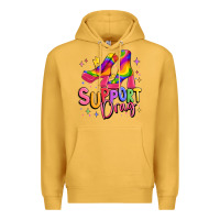 Mustard support drag pride Premium Hoodie - MaliasSmallBusiness