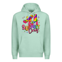 Seafoam support drag pride Premium Hoodie - MaliasSmallBusiness
