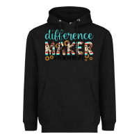 Black difference maker Heavyweight Hoodie - JahusDesignShop