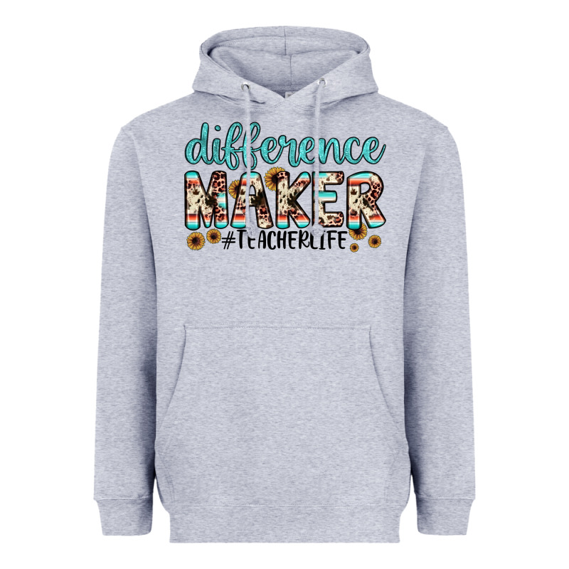 Difference Maker Heavyweight Hoodie by JahusDesignShop | Teevron