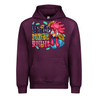 Mauve Wine yall aint right with chicken Urban Hoodie - NancyCooperArtShop