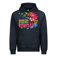 Navy yall aint right with chicken Urban Hoodie - NancyCooperArtShop